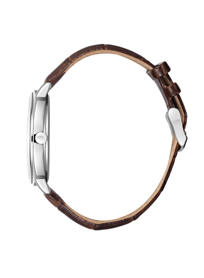 Lee Cooper Men's LEATHER Analog Watch LC08248.332 - 41 mm - Image 2